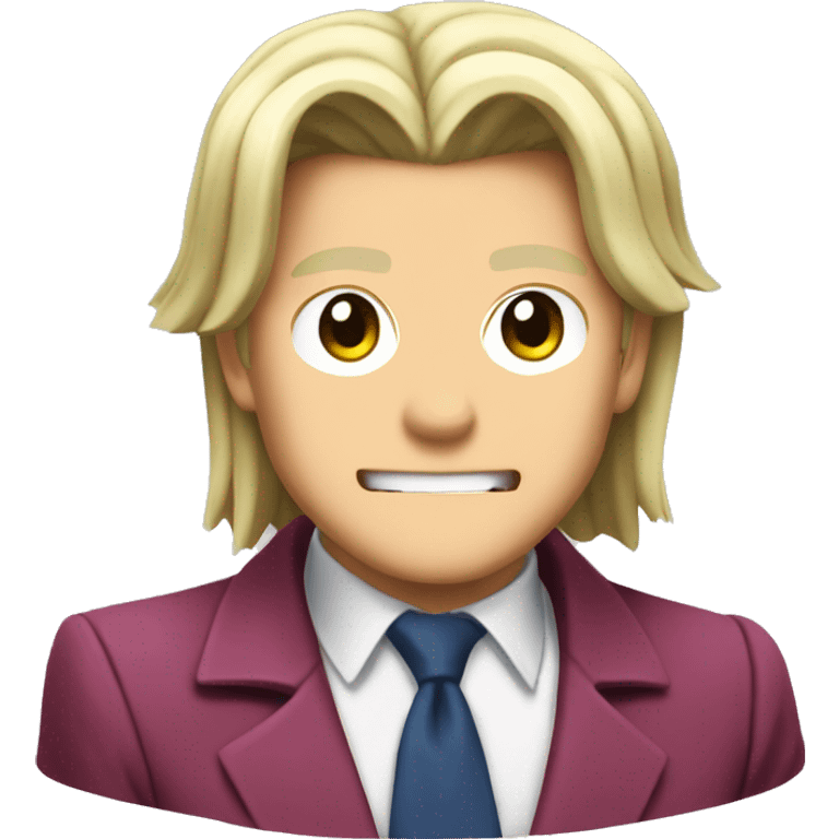 Miles Edgeworth from Ace Attorney emoji