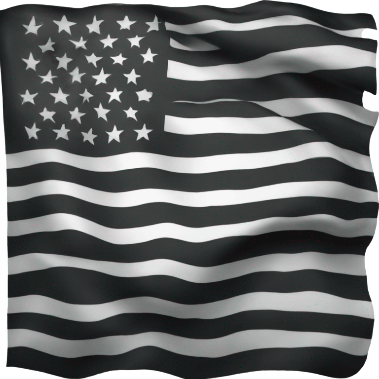 Black American Flag emoji