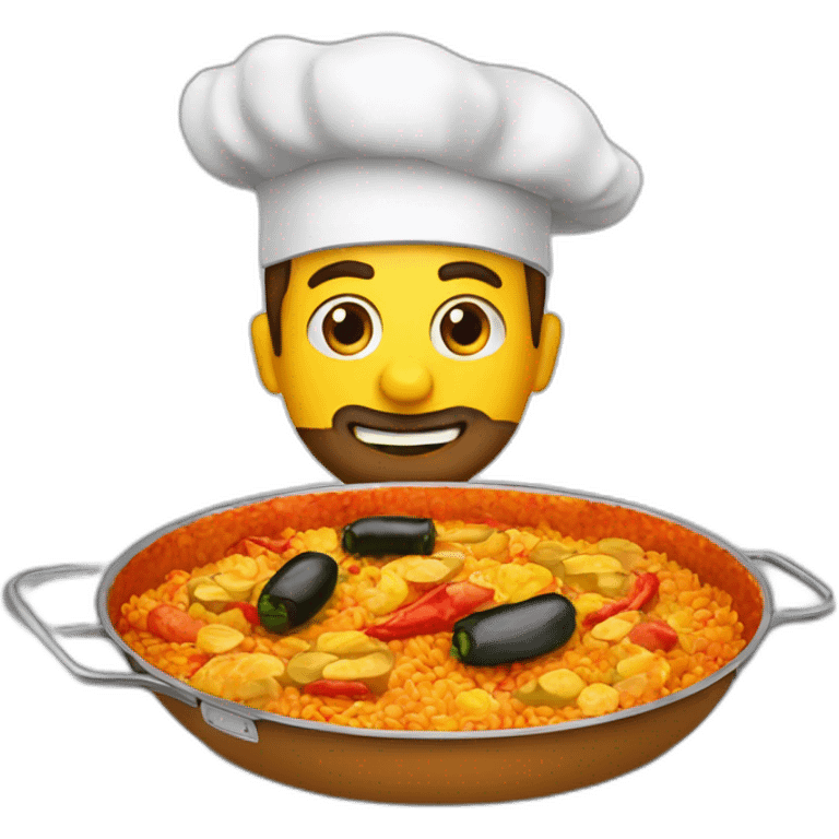 Paella chorizo emoji