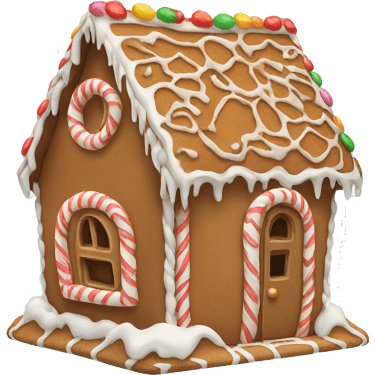 gingerbread house emoji