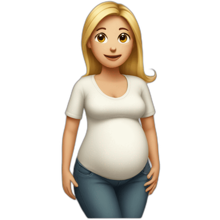 pregnant woman emoji