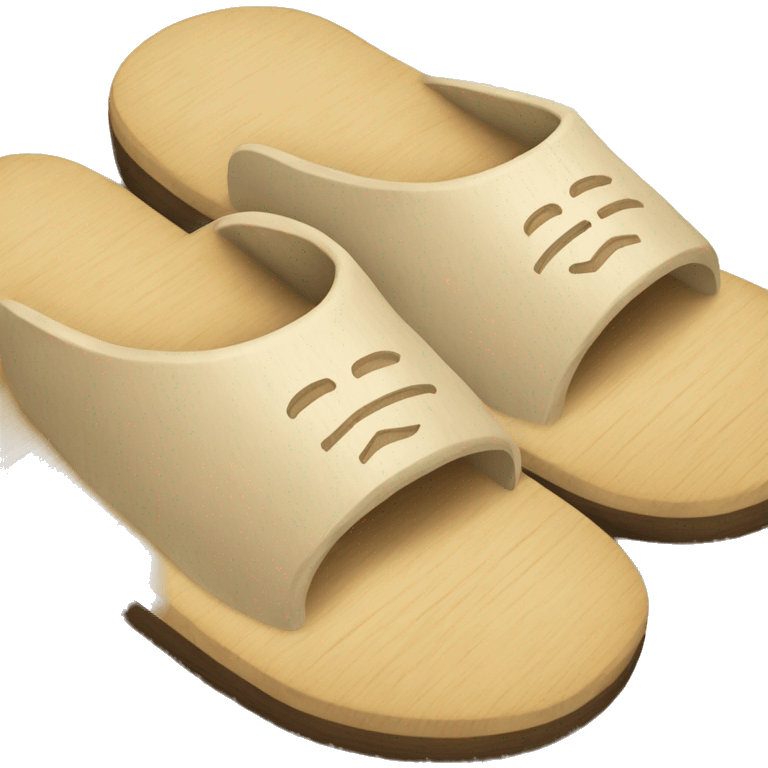 Japan wooden slippers emoji