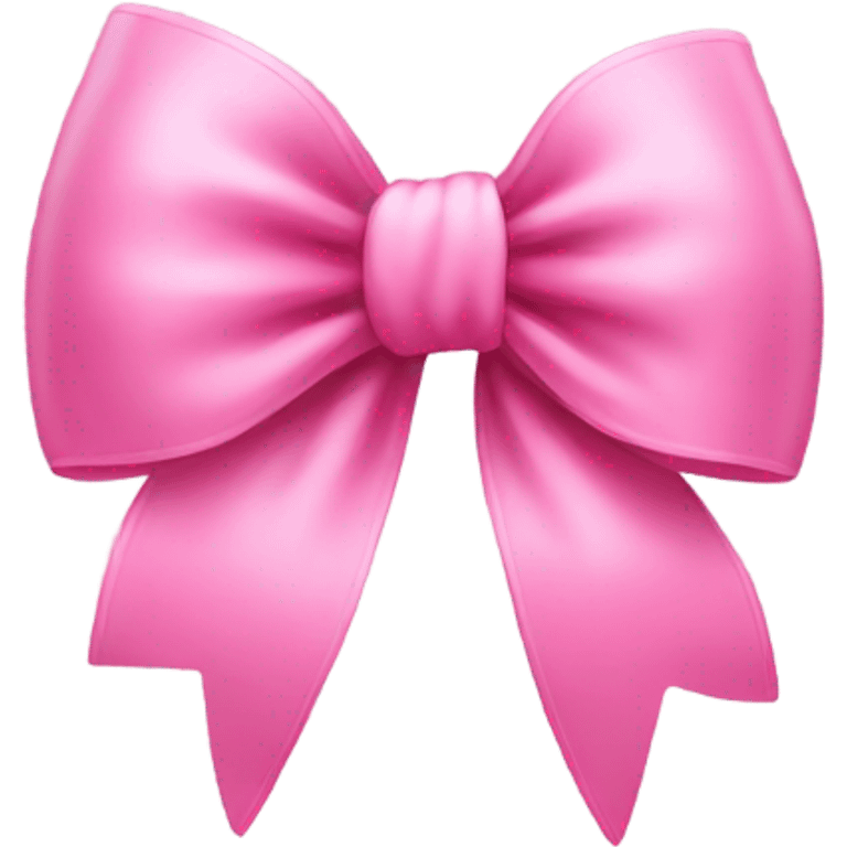 Cute pink bow emoji