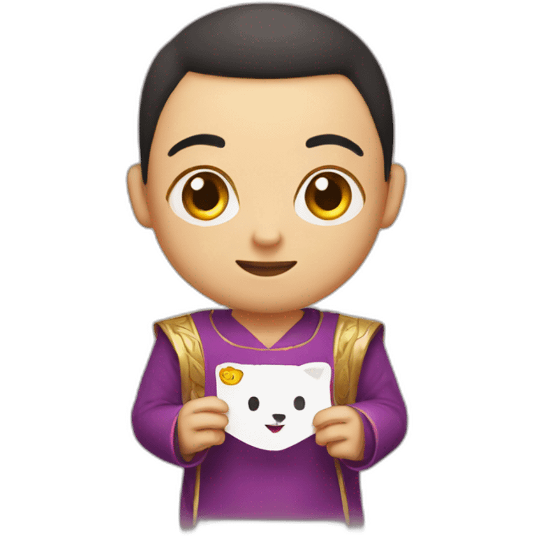 koshenya with a card emoji