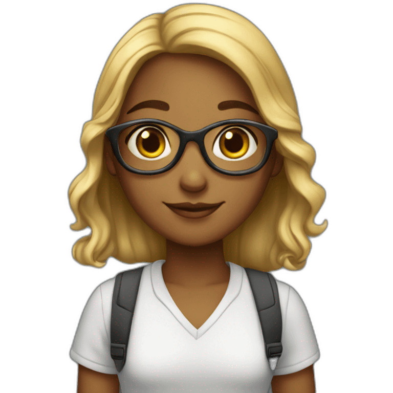 bermese smart girl emoji