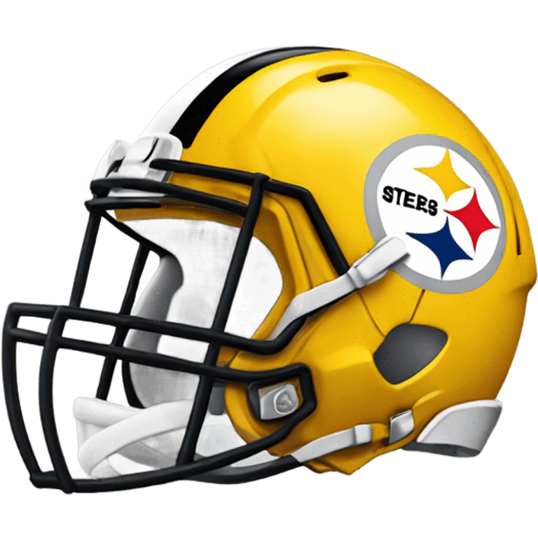 Steelers helmet with logo emoji