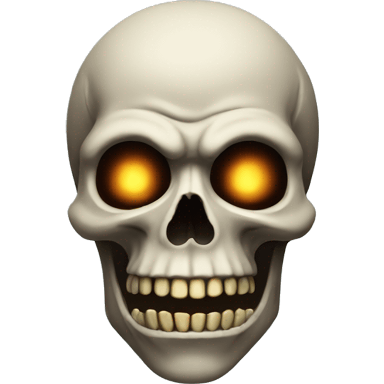 scary skull emoji