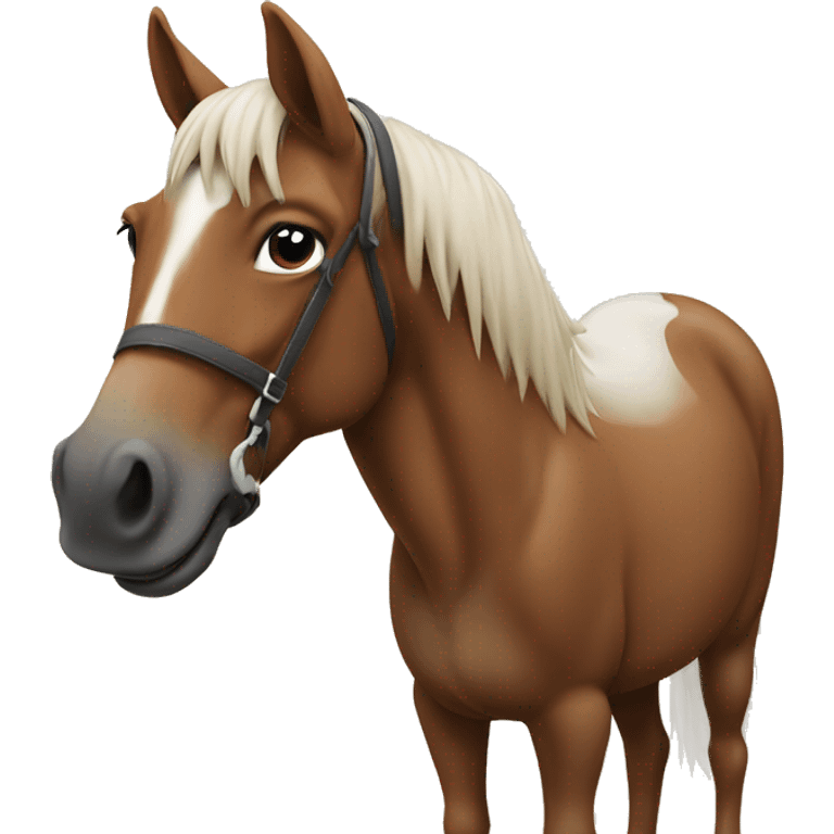 paard met kabouter er op emoji