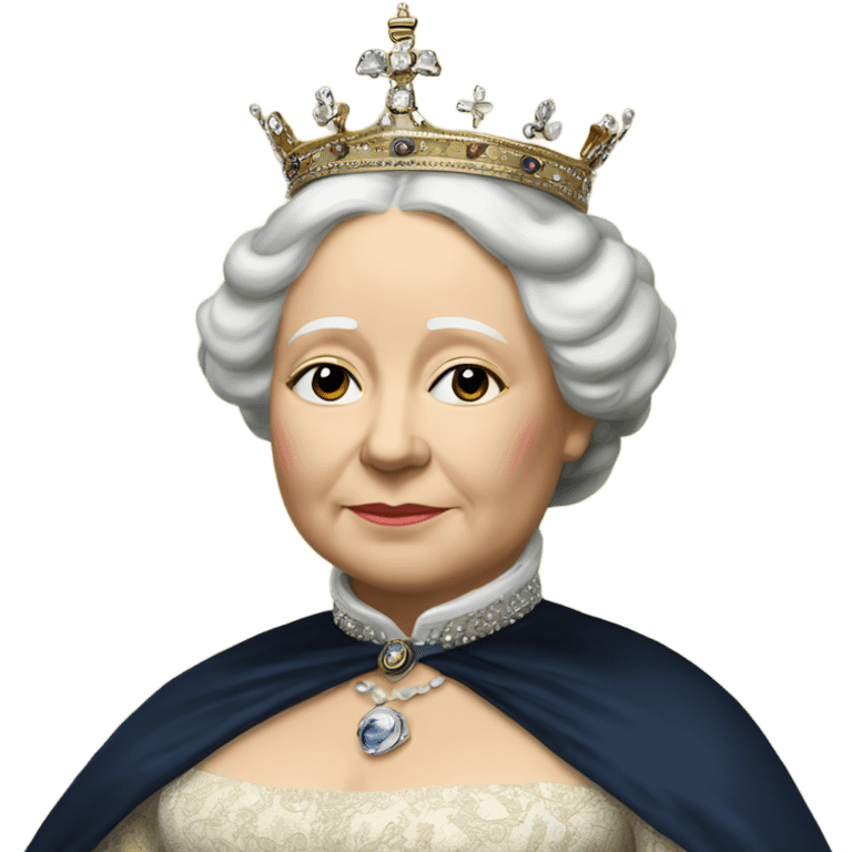 queen victoria in 21st century emoji