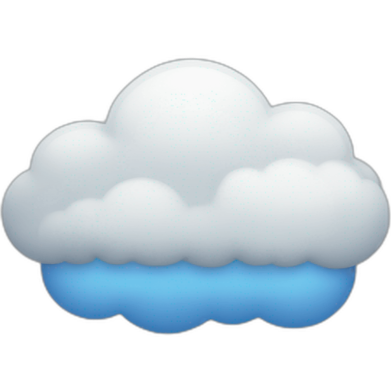 Cloud storage emoji