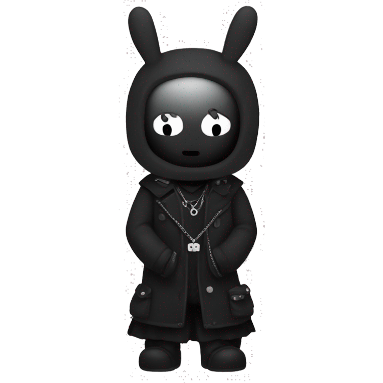 Goth miffy emoji