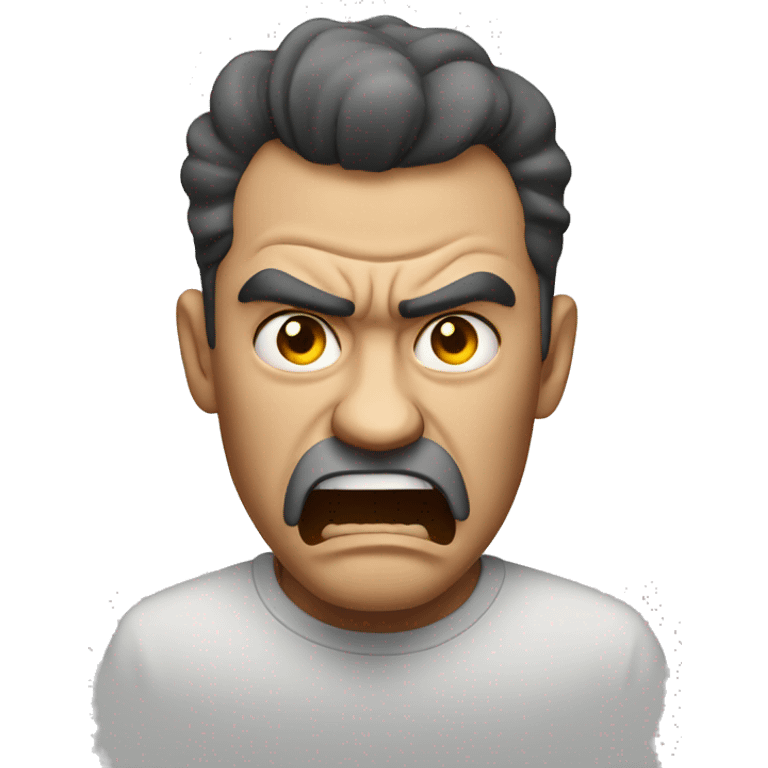 Angry man emoji