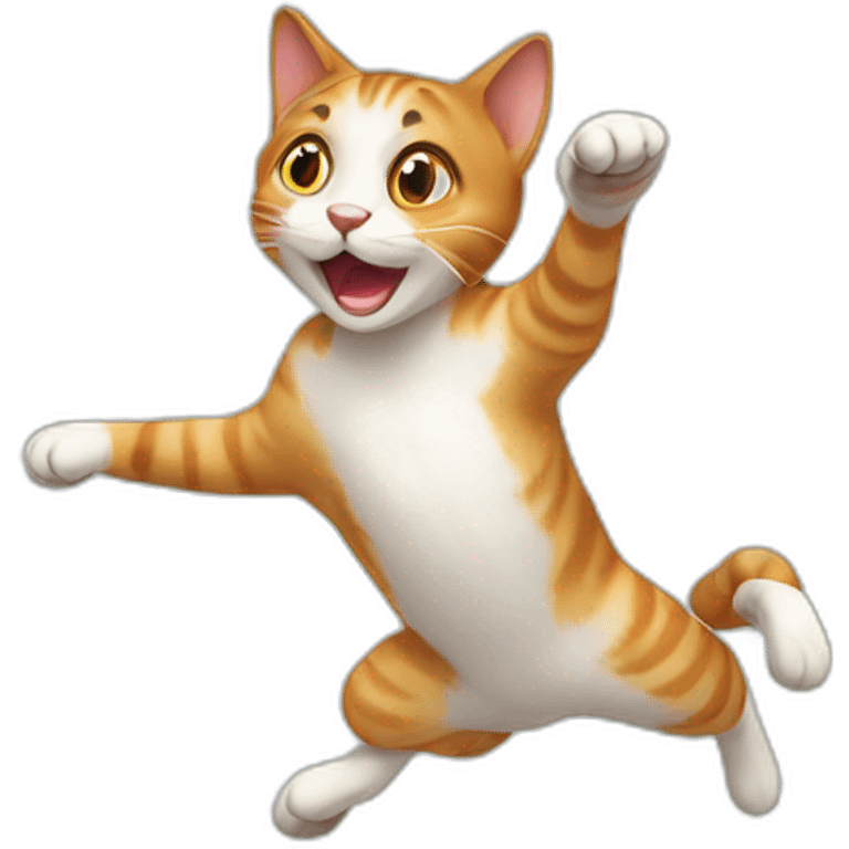 jumping-cat emoji