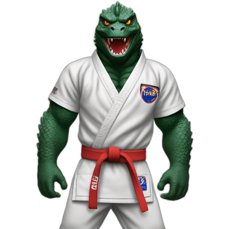 Godzilla jiu jitsu  emoji