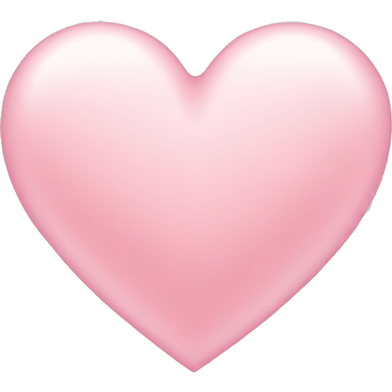 cute light pink heart  emoji