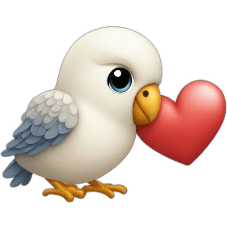 Love bird  emoji