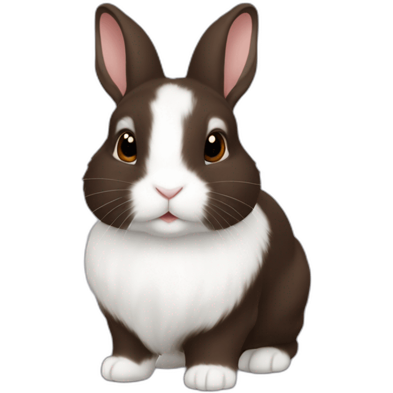 dark-brown-netherland-dwarf-rabbit emoji