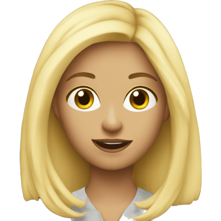 blonde girl in car interior emoji