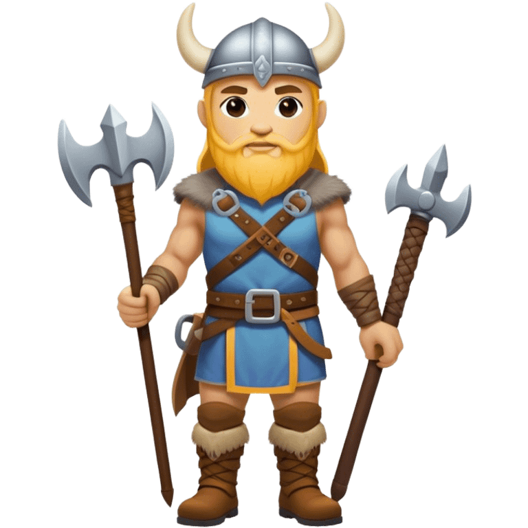 lgbtq+ skin road builder full body as a viking emoji