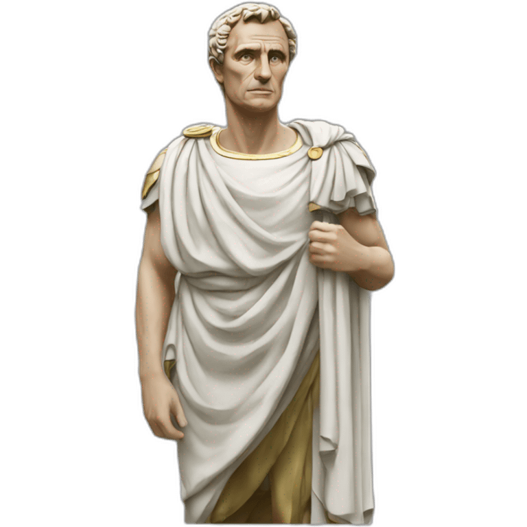 Julius Caesar statue emoji