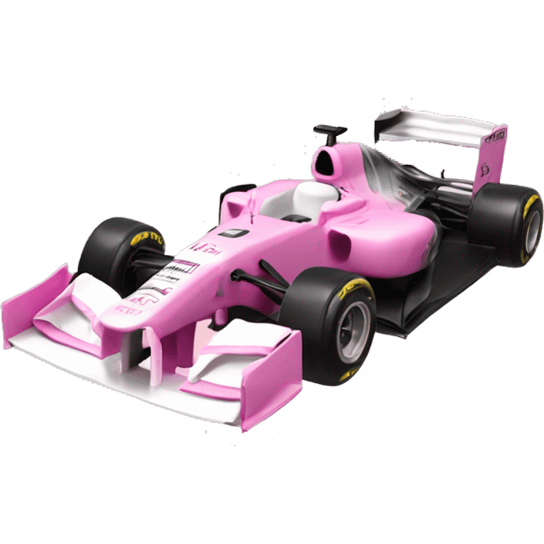 F1 car pink emoji