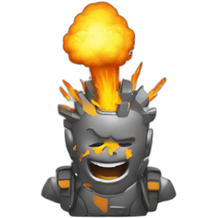 Explosion de rire emoji