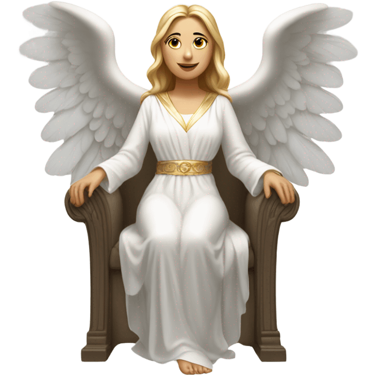 Thrones white woman angel emoji