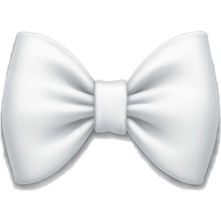 White  bow emoji