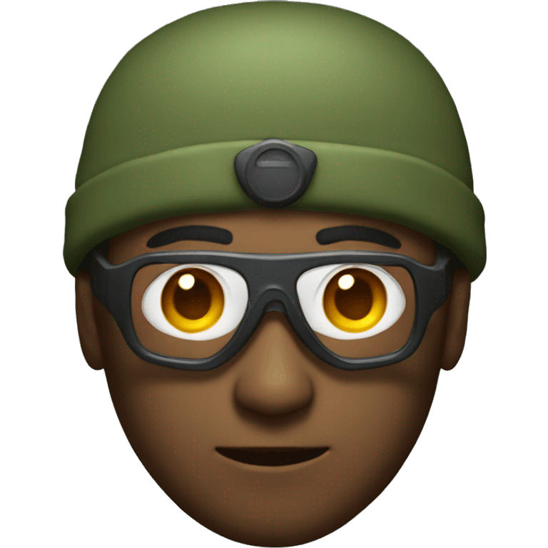 man with beanie and night-vision goggle emoji