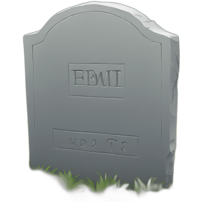 headstone emoji