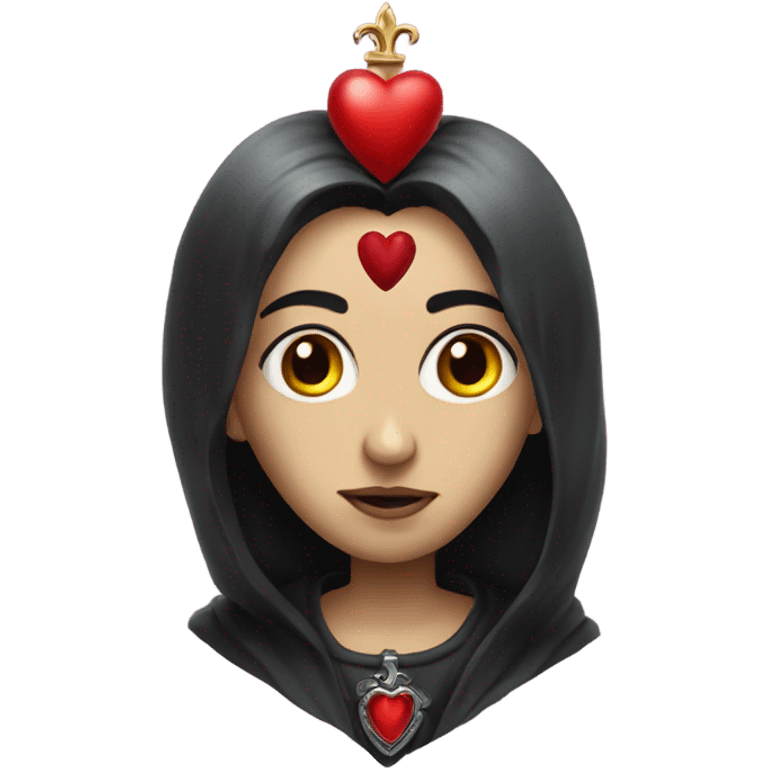 obscure gothic sacred heart emoji