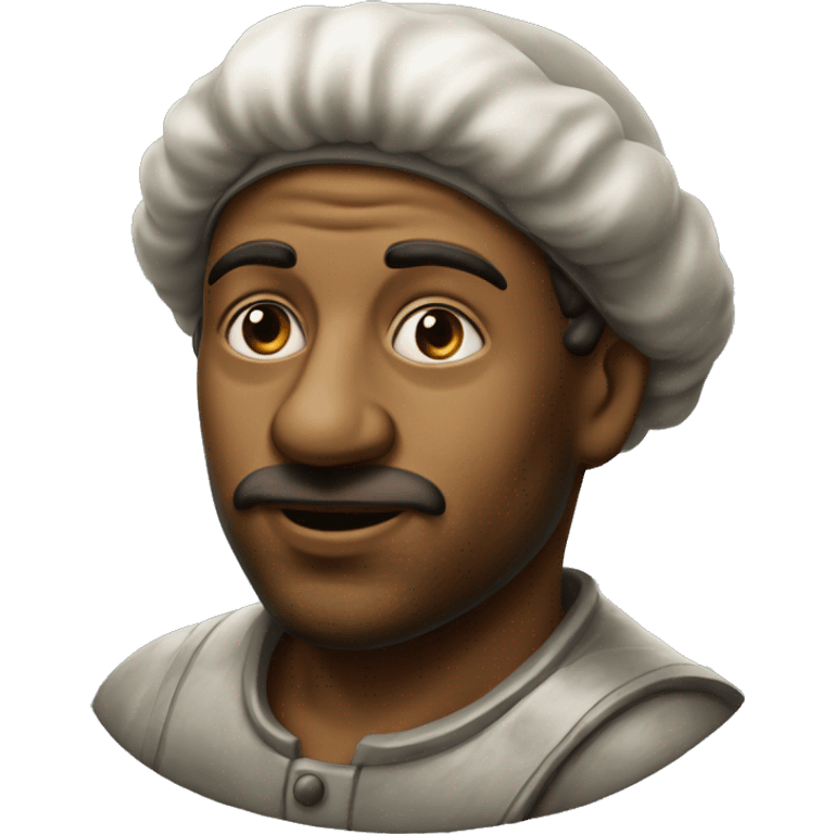 Photorealistic Factory worker XVII century emoji