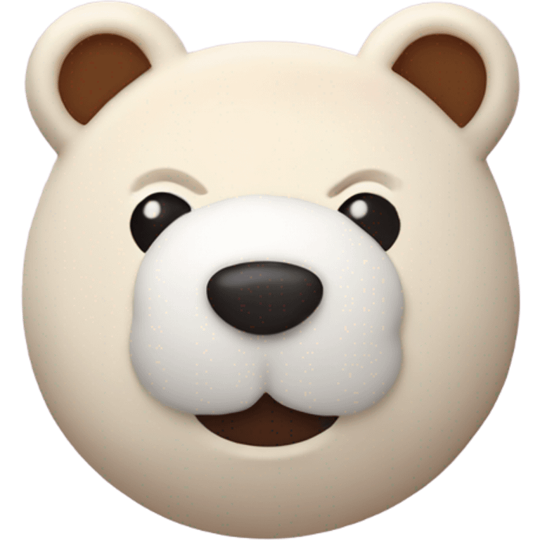 Bear-shaped marshmallows emoji