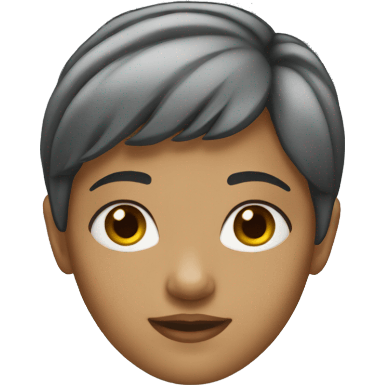 Girl with short hair  emoji