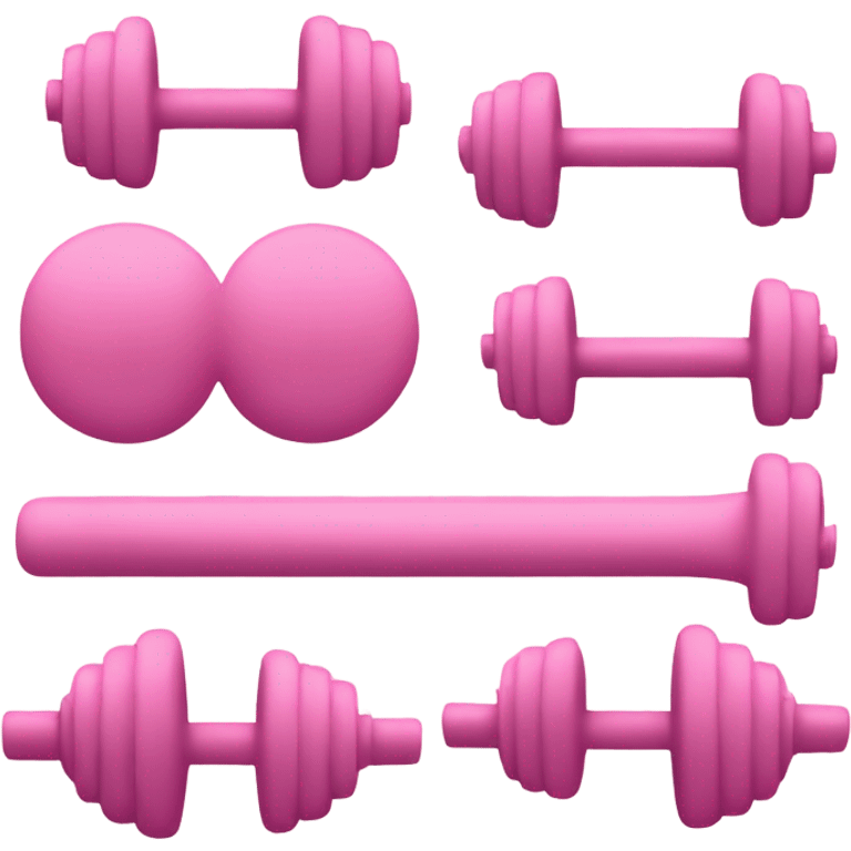 pink aesthetic gym emoji  emoji