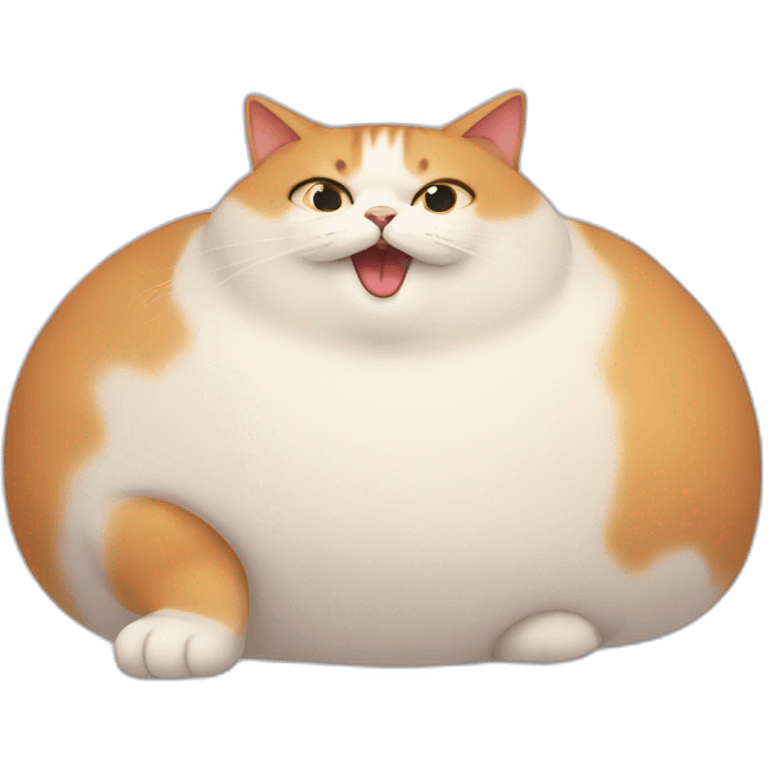 obese cat emoji