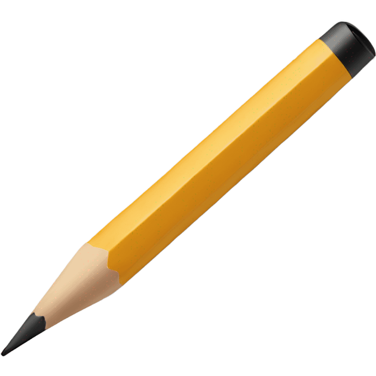 writing pencil on blank document emoji