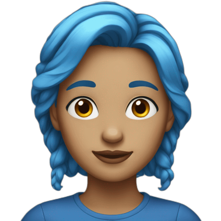 blue-hair-woman emoji