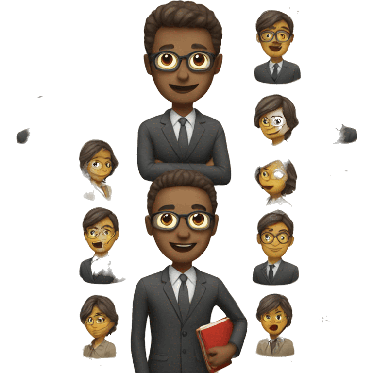 smart educator emoji