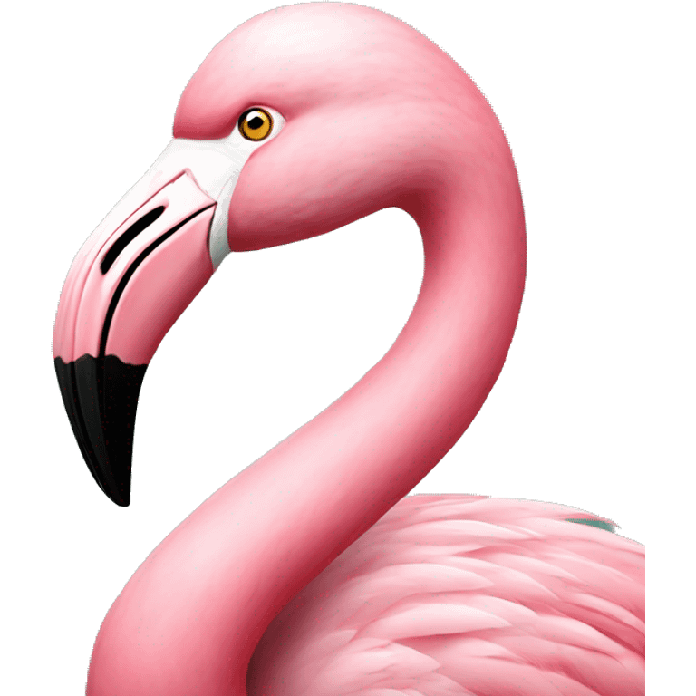 Pink flamingo  emoji