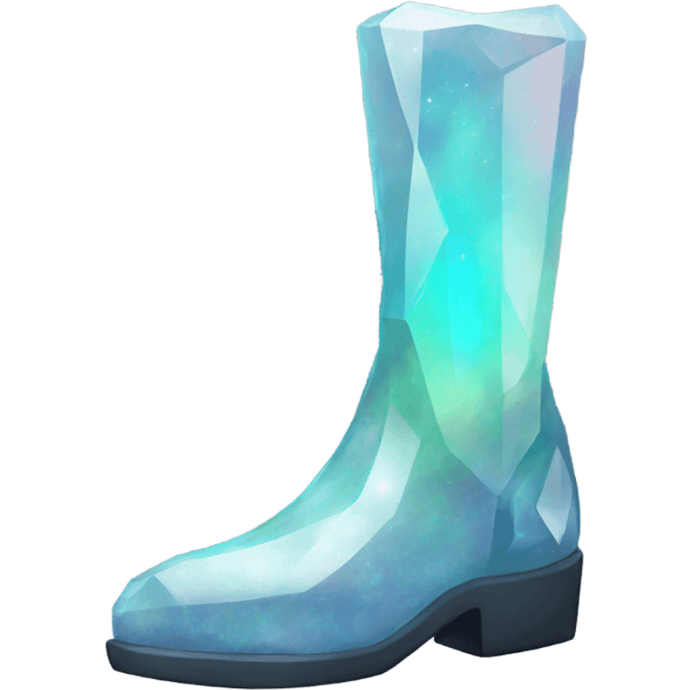 opal Crystal boot emoji