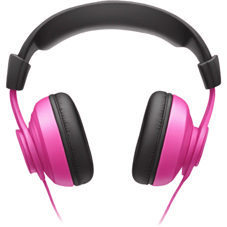 pink headphones with bows emoji