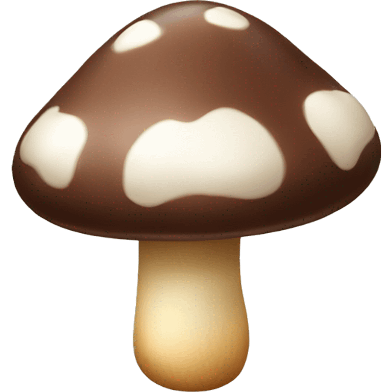 chocolate mushroom emoji