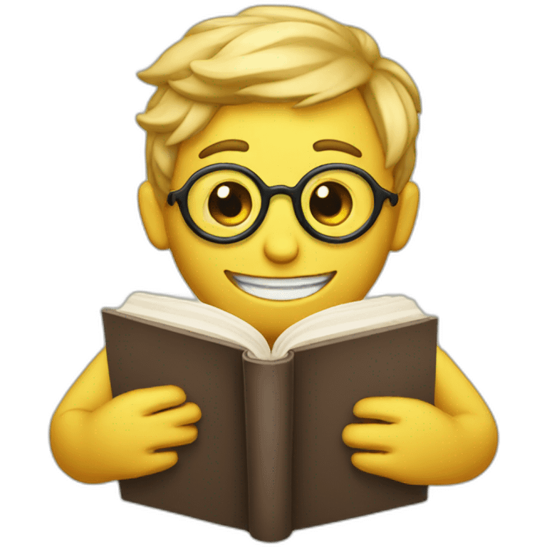 book worm emoji