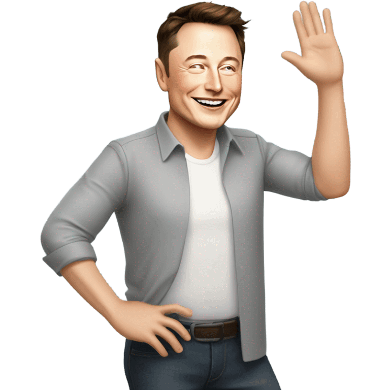 Elon musk salute emoji