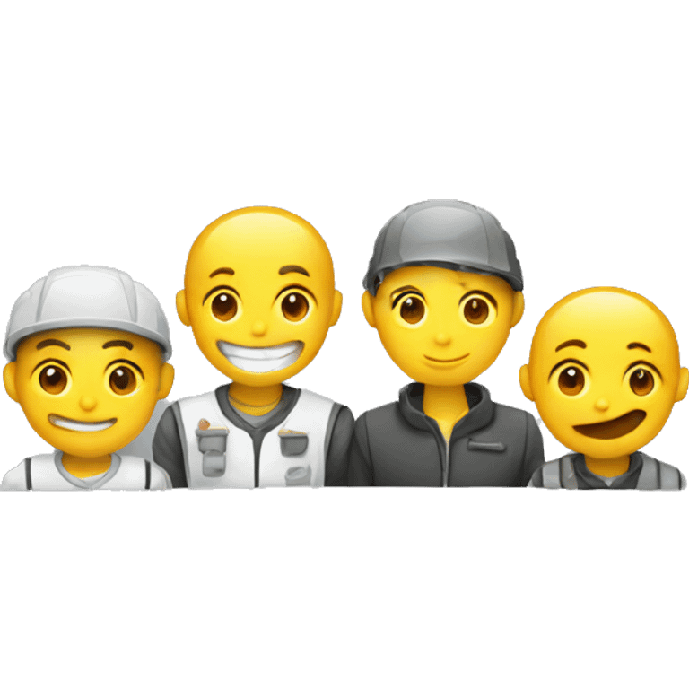 Factory friends friendship emoji