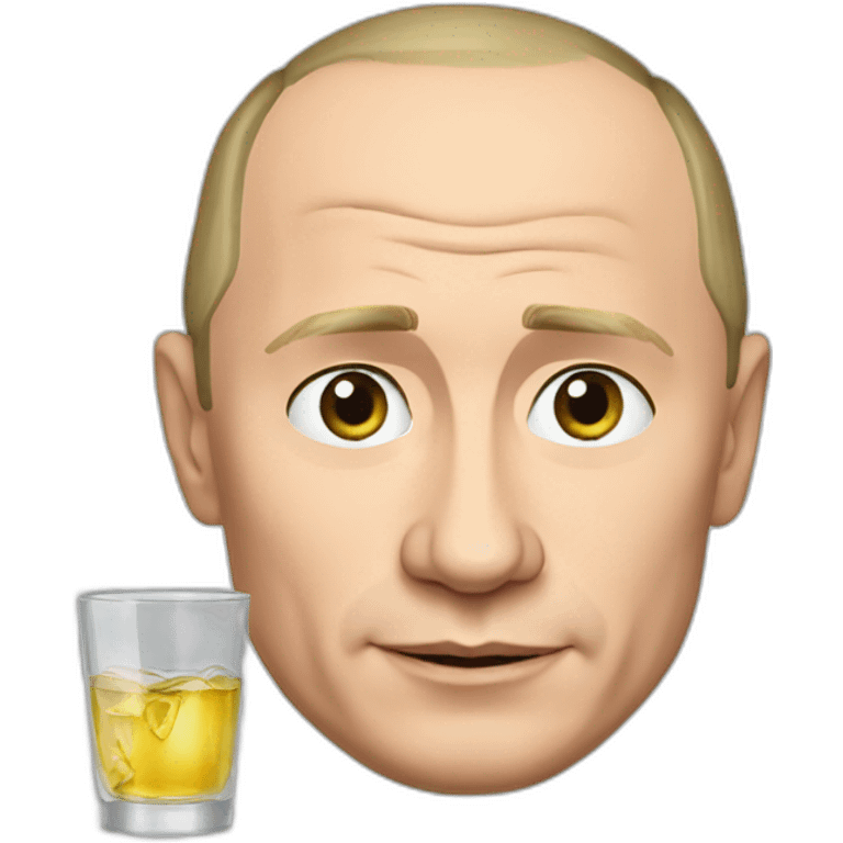 putin with vodka emoji