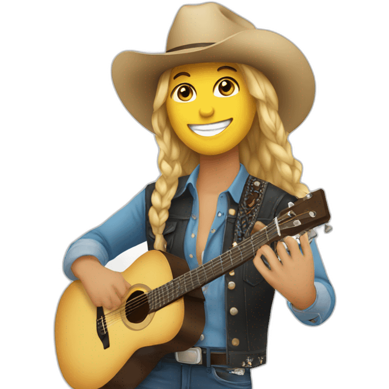 Country singer emoji