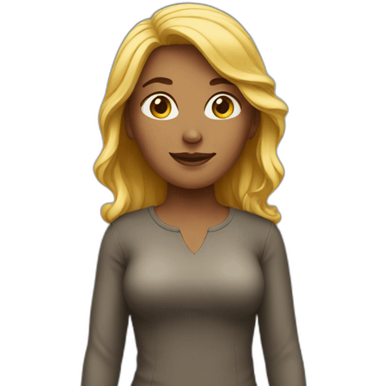 Woman standing emoji