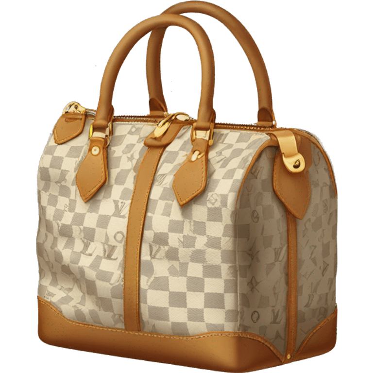 louis vuitton tote emoji